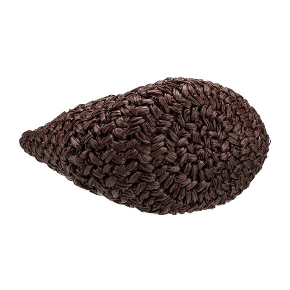 The Row Estelle Raffia Bag in Espresso - Picture 4 of 6